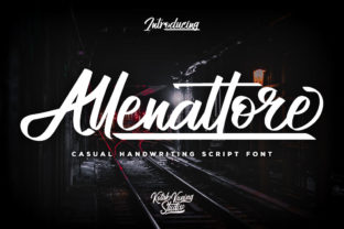 Allenattore Font: Bold Handwritten Style for Web Design