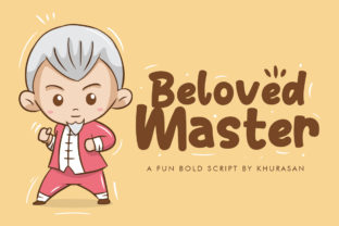 Beloved Master Font: Cheerful Display Type for Editorial Design