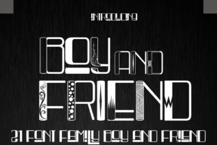 Boy and Friend Font for Modern Small Business Branding
