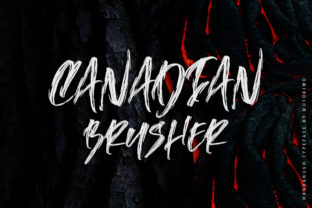 Canadian Brusher Font for Edgy Small Business Branding
