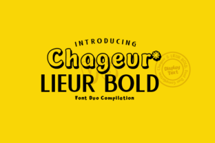 Chageur Lieur Bold Duo Font for Small Business Branding
