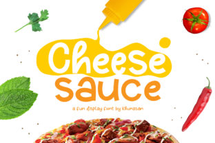 Cheese Sauce Font Review for Handmade Labels