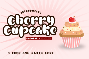 Cherry Cupcake Font for Sweet Brand Identity