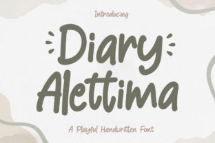 Diary Alettima Font: Adding Playful Charm to Brand Identity