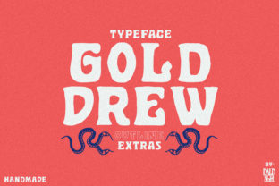 Golddrew Font Review: Handwritten Display for Editorial Design