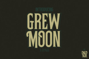 Grewmoon Font: Vintage Branding for Small Business