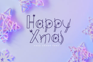 Happy Xmas Font: Scandinavian Style for Business Branding