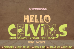 Hello Celvins Font for Playful Crafts and Products