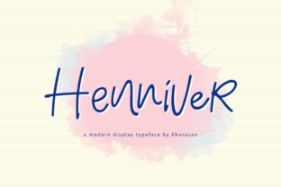Henniver Font: Sweet Charm for Handmade Labels