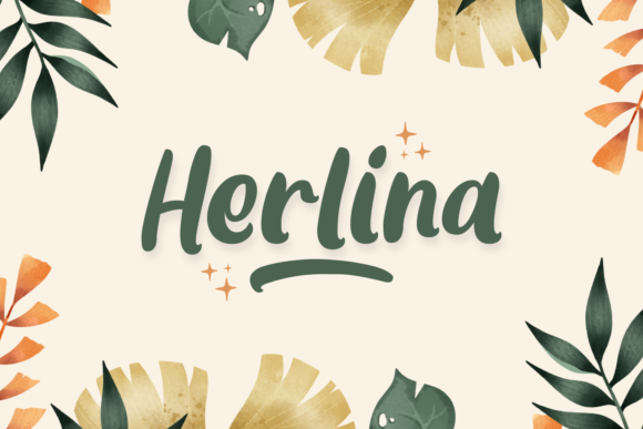 Herlina Font: Smooth Display Typography for Web Design