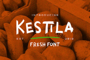 Kestila Font Review for Handmade Labels and Packaging