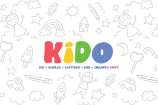 Kido Font: Playful Display Typography for Kids Content