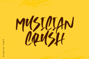 Musician Crush Font for Bold Urban Craft Designs