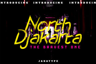 North Djakarta Font: Bold Display Type for Makers