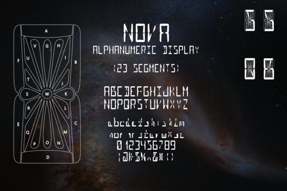 Nova Alphanumeric Font for Polished Small Business Branding