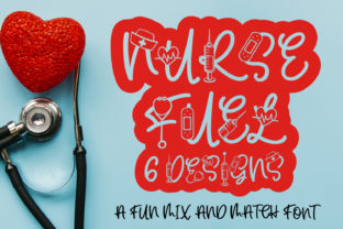 Nurse Fuel Font: Playful Display Typography for Medical Content