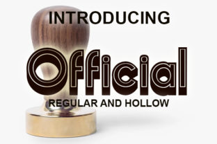 Official Font: A Retro 3D Typeface for Branding