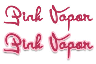Pink Vapor Font: Urban Graffiti Style for Editorial Design
