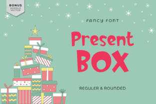 Present Box Font Review: Vintage Charm for Holiday Branding