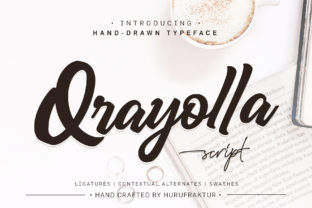 Qrayolla Font: Organic Display Type for Modern Campaigns