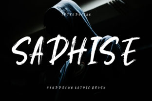 Sadhise Font: Gothic Brush Style for Bold Campaign Visuals