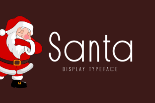 Santa Font: Elegant Display Typography for Editorial Design
